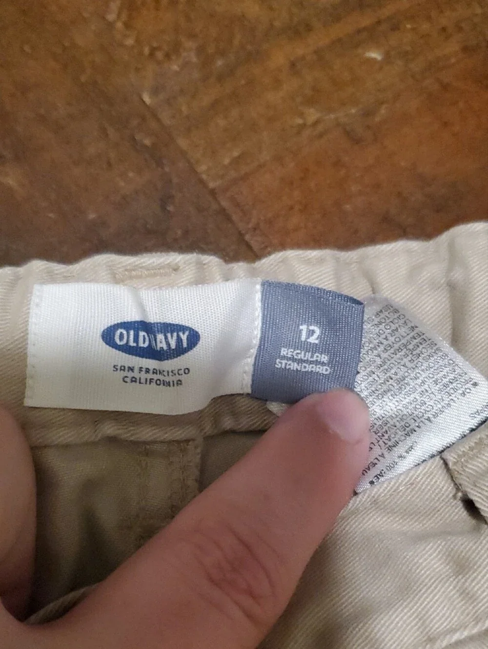 Old Navy Boys Tan Khaki Shorts
